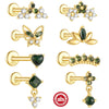 Wholesale Ear Jewelry S925 Sterling Silver Geometric Environmentally Friendly Electroplated