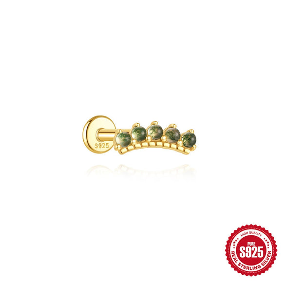 Wholesale Ear Jewelry S925 Sterling Silver Geometric Environmentally Friendly Electroplated