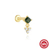 Wholesale Ear Jewelry S925 Sterling Silver Geometric Environmentally Friendly Electroplated