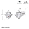 Wholesale Ear Jewelry 925 Sterling Silver Star Electroplated For Women