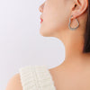 Wholesale Ear Jewelry 316L Stainless Steel Electroplated Peach Heart Retro Style