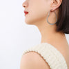 Wholesale Ear Jewelry 316L Stainless Steel Electroplated Peach Heart Retro Style