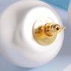 Wholesale Ear Nail Copper S925 Silver Needle Simple Geometric Dripping Oil Pearl Women's