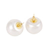 Wholesale Ear Nail Copper S925 Silver Needle Simple Geometric Dripping Oil Pearl Women's