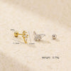 Wholesale Ear Nail S925 Silver Drop Shape Electroplated For Women