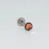 Wholesale Ear Nail Stainless Steel Gold Plated Inlaid With Artificial And Semiprecious Stones Geometric Style
