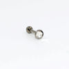 Wholesale Ear Nails And Cartilage Nails G23 Pure Titanium Cz Gemstone Electroplated