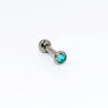 Wholesale Ear Nails And Cartilage Nails G23 Pure Titanium Cz Gemstone Electroplated