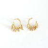 Wholesale Ear Stud Jewelry S925 Sterling Silver Geometric Design Electroplated For Women