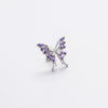 Wholesale Ear Studs Titanium Steel Butterfly Electroplated For Women