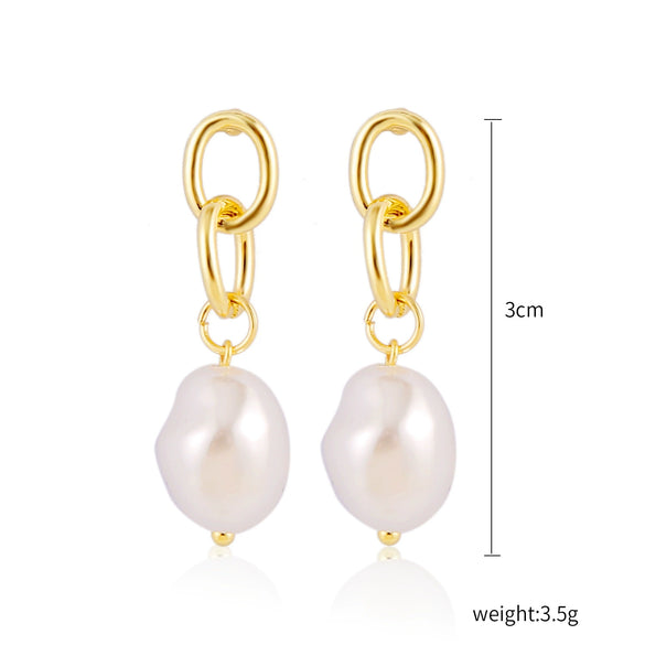Wholesale Earrings Acrylic Geometric Baking Paint Style