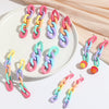 Wholesale Earrings Acrylic Geometric Baking Paint Style