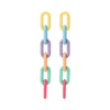 Wholesale Earrings Acrylic Geometric Baking Paint Style