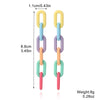 Wholesale Earrings Acrylic Geometric Baking Paint Style