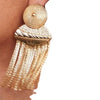 Wholesale Earrings Alloy Acrylic Shell Pearl Geometric Style Electroplating Women's