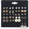Wholesale Earrings Alloy Crystal Flower Style For Female Students