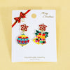 Wholesale Earrings Alloy Cute Festival Elements Bow Cartoon Character
