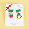 Wholesale Earrings Alloy Cute Festival Elements Bow Cartoon Character