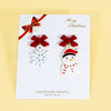 Wholesale Earrings Alloy Cute Festival Elements Bow Cartoon Character