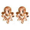 Wholesale Earrings Alloy Diamond Dropshaped Minimalist Natural For Women