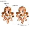 Wholesale Earrings Alloy Diamond Dropshaped Minimalist Natural For Women