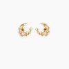 Wholesale Earrings Brass 18K Zircon Star Pattern Set