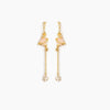 Wholesale Earrings Brass 18K Zircon Star Pattern Set