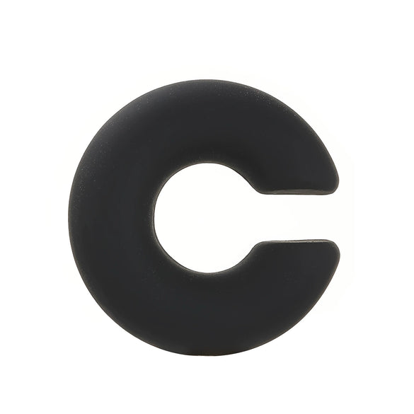 Wholesale Earrings Ccb Material Geometric Style Oval Hollow Electroplated Ear Clip