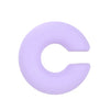 Wholesale Earrings Ccb Material Geometric Style Oval Hollow Electroplated Ear Clip