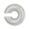 Wholesale Earrings Ccb Material Geometric Style Oval Hollow Electroplated Ear Clip
