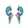 Wholesale Earrings Copper Animal Zodiac Geometric Zircon Jewelry Lovely Style
