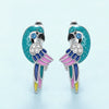 Wholesale Earrings Copper Animal Zodiac Geometric Zircon Jewelry Lovely Style