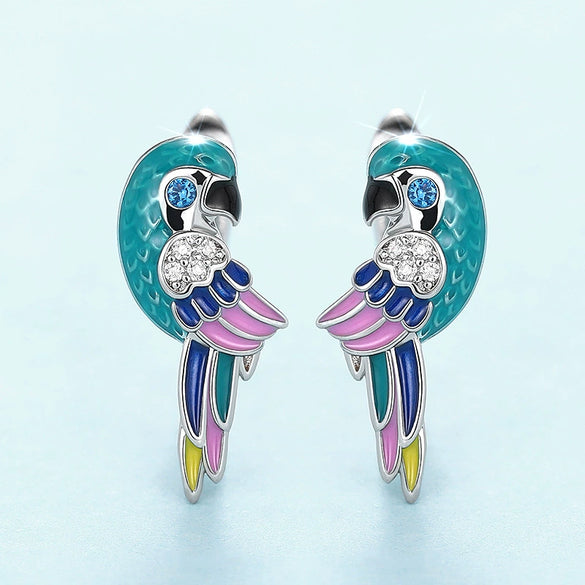 Wholesale Earrings Copper Animal Zodiac Geometric Zircon Jewelry Lovely Style