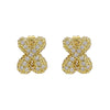 Wholesale Earrings Copper Balloon Bubble With Cute Letter Design Electroplated For Women