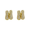 Wholesale Earrings Copper Balloon Bubble With Cute Letter Design Electroplated For Women
