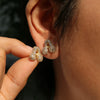Wholesale Earrings Copper Balloon Bubble With Cute Letter Design Electroplated For Women