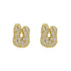 Wholesale Earrings Copper Balloon Bubble With Cute Letter Design Electroplated For Women