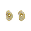Wholesale Earrings Copper Balloon Bubble With Cute Letter Design Electroplated For Women