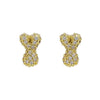 Wholesale Earrings Copper Balloon Bubble With Cute Letter Design Electroplated For Women