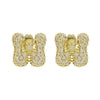 Wholesale Earrings Copper Balloon Bubble With Cute Letter Design Electroplated For Women
