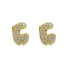 Wholesale Earrings Copper Balloon Bubble With Cute Letter Design Electroplated For Women