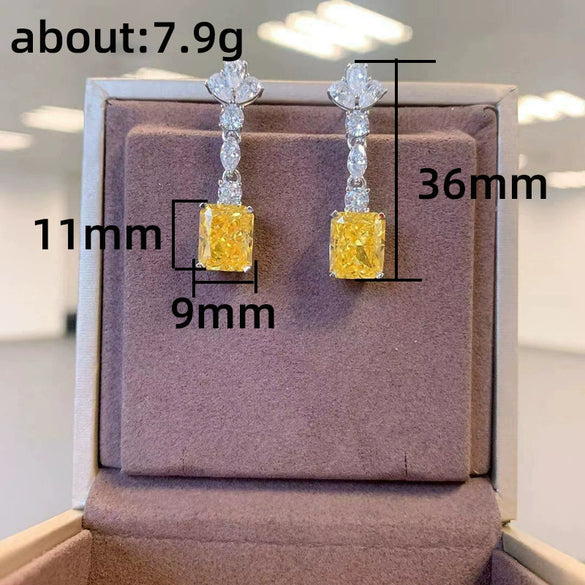 Wholesale Earrings Copper Baroque Geometric Flowers Leaves Rectangular Style