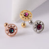 Wholesale Earrings Copper Candycolored Dreamchasing Dragonfly Animal Electroplated Heart Shape
