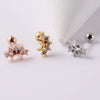Wholesale Earrings Copper Candycolored Dreamchasing Dragonfly Animal Electroplated Heart Shape