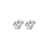 Wholesale Earrings Copper Colorful Zircon Geometric Sixclaw Design