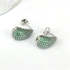 Wholesale Earrings Copper Drop Shape Geometric Set With Diamonds For Women