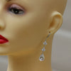 Wholesale Earrings Copper Dropshaped Zircon