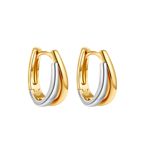Wholesale Earrings Copper Electroplating U Shape Geometric Style For Women
