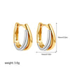 Wholesale Earrings Copper Electroplating U Shape Geometric Style For Women