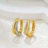 Wholesale Earrings Copper Electroplating U Shape Geometric Style For Women